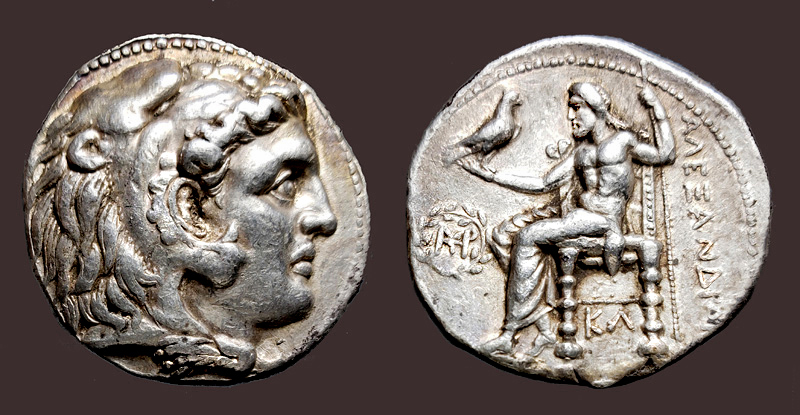 Ptolemy I Soter AR Tetradrachm - Alexander in Elephant Headdress